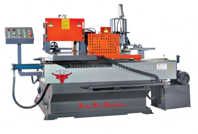 KS-AW1640-Rack Shaping & Glue Spraying Machine For Alu-wood Door & Window